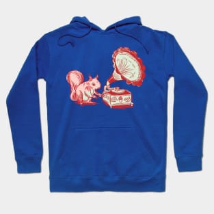 Squirrel Gramophone Hoodie